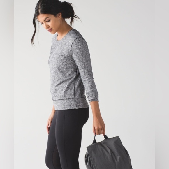 Lululemon Rush Hour Long Sleeve Crewneck Workout Shirt RULU - Picture 4 of 13